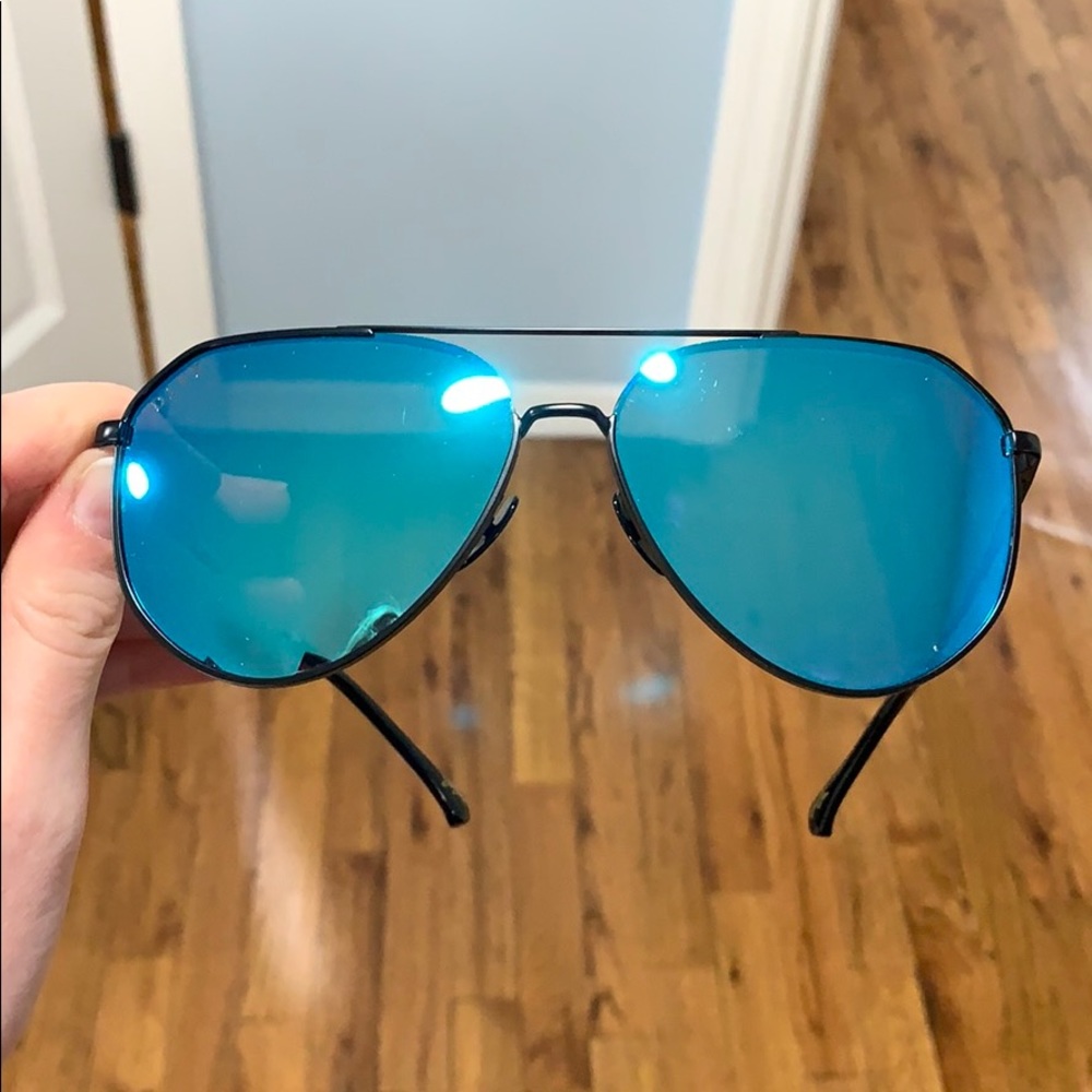 Blue sunglasses